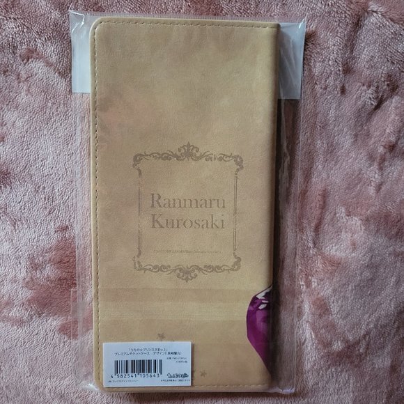 Uta no Prince-sama Kurosaki Ranmaru Faux Leather Premium Ticket Case Holder - Picture 3 of 5